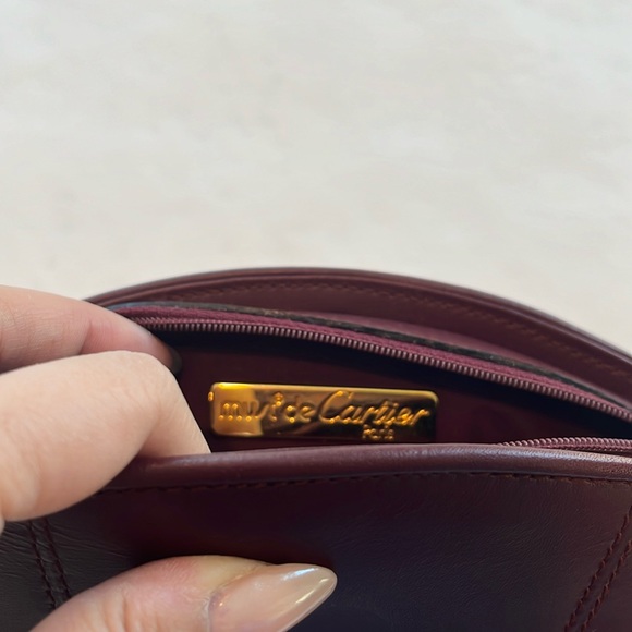 Cartier Must De Cartier small zip pouch EUC - Picture 4 of 10